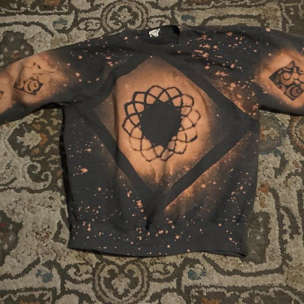 Original N Titled Depop photograph: Galaxy-print sweater